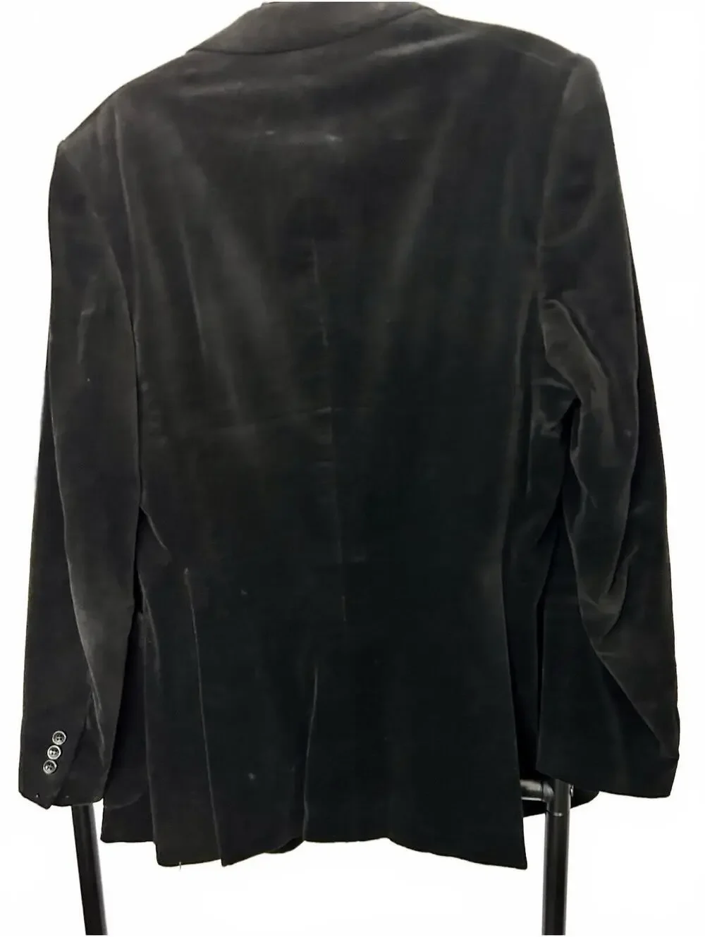 Vintage Scotch & Gray LTD Black Velvet Blazer Men’s Size 44R Retro Sport Coat